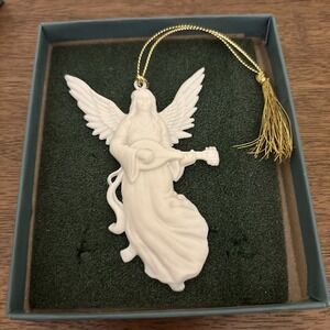 Lenox Renaissance Angel With Mandolin In Original Box 1987